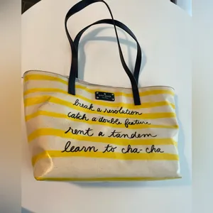 Kate Spade "Break a Resolution" tote bag NWT thumbnail 4