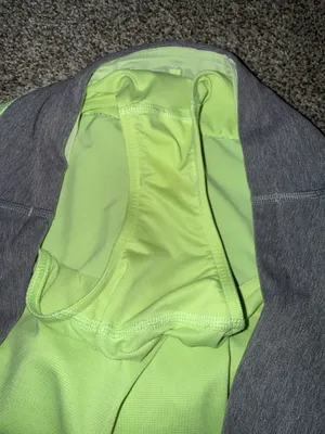 Lululemon Speed Up Mid-Rise Running Shorts Neon Lime Green and Heathered Grey thumbnail 5