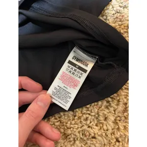Gymshark Size M GS Power Crop Tank Top Black thumbnail 7