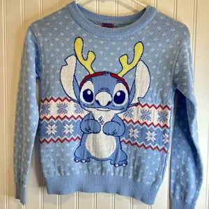 Disney Blue Sweater with Character Design thumbnail 4