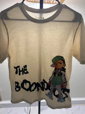 The Boondocks Kids Cream Graphic Tee with Green Character Print thumbnail 1