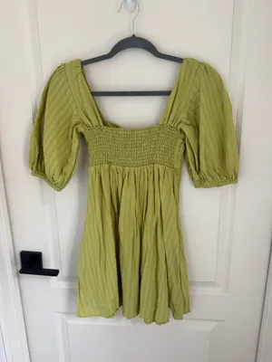 Show Me Your Mumu Smitten Babydoll Dress in Pear Green thumbnail 2