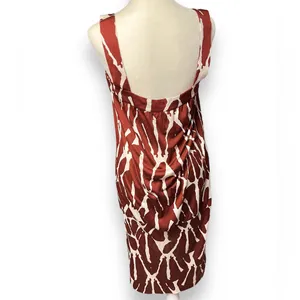 DIANE VON FURSTENBERG Matilda Silk Dress jiraffe size 8 thumbnail 5