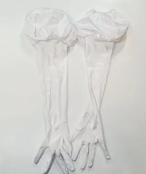 MORE TO COME Eva Strapless Dress in White Medium thumbnail 10