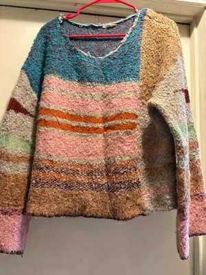 Easel Los Angeles multicolored sweater, S Multiple thumbnail 1