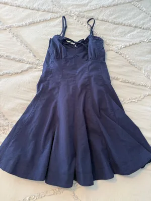 Lizard Thicket Navy Mini Dress thumbnail 1