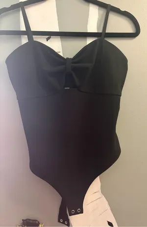 Express Black One-Piece Bodysuit thumbnail 1