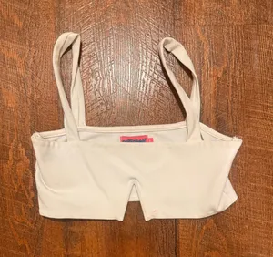Edikted White Crop Top thumbnail 1
