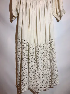 Free People Perfect Storm Black Embroidered Sheer Lace Midi Dress Size M thumbnail 4