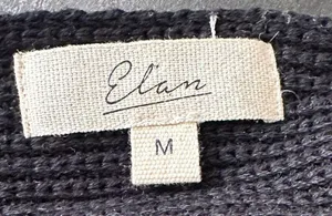 ELAN Two Tone Low Back Crossover V Neck Sweater Size Medium thumbnail 9