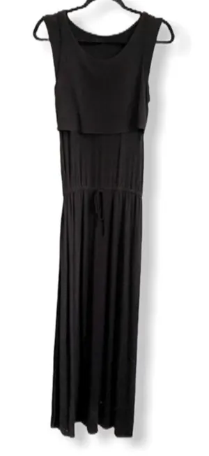 Tiered Maxi Dress‎ Black thumbnail 1