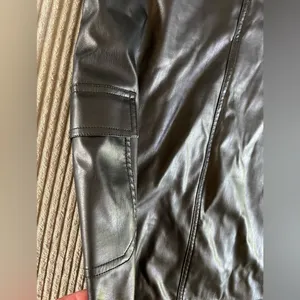 ASOS Collusion‎ Black Leather Mini Dress Size 2 thumbnail 2