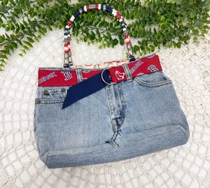 Boston Redsox Denim Y2K Mini Bag Vintage Early 2000s thumbnail 1