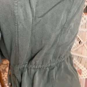 Harper Olive Green Vest with Waist Tie thumbnail 3