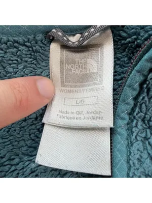 The North Face Women’s Sherpa Quarter Zip Fleece Pullover Teal Blue Gorpcore L thumbnail 4