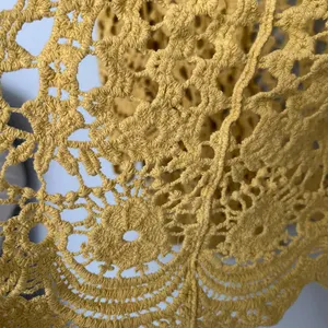 Do Everything In Love NEW NWT Yellow Eyelet Crochet Sweater thumbnail 5
