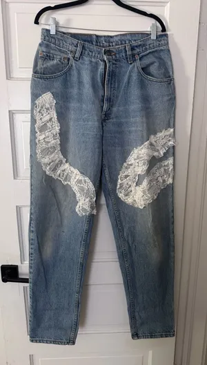 Levi’s Lace Detail Jeans thumbnail 1