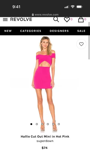 superdown Hot Pink Mini Dress thumbnail 4
