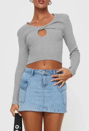 Princess Polly Denim Skirt Mini thumbnail 1
