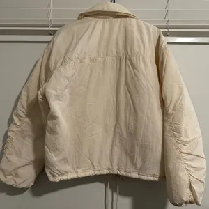FP MOVEMENT Off The Bleachers Coaches Jacket M Layering Lightweight Boho Cream thumbnail 5