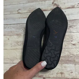 Rothy's The Point Flats Slip-On Women's Size 9 Black Washable Comfy Comfort thumbnail 5