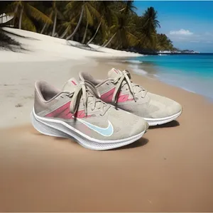 Nike Quest 3 CD0232-008 Grey/Glacier Ice/Violet Women's Running Shoes Size 8.5 thumbnail 2