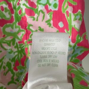 Lilly Pulitzer Cathy Shift Dress Flamingo Pink Southern Charm 0 Lace 100% Cotton thumbnail 7