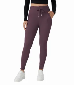 Halara Womens SoftlyZero High Wasited Leggings Size M Drawstring Activewear Gym thumbnail 2