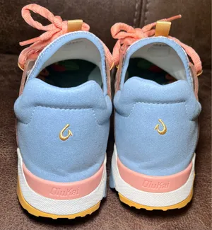 Olukai Wailuku Women's Running Shoes Size 9 Bright White/Sea Ice thumbnail 4