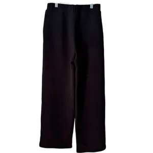 NWT OGL FuzzLuxe High Rise Straight Leg Pull On Pleated Pants Black Size XS thumbnail 3