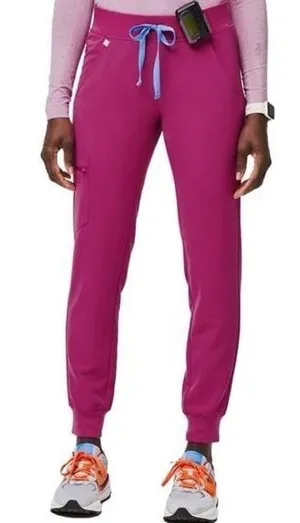FIGS Zamora Jogger Raspberry Sorbet Women’s Scrub Pants Large thumbnail 1