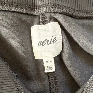Aerie Charcoal Gray Fleece Zip Front Corset Waist Joggers Sweatpants Medium‎ thumbnail 4