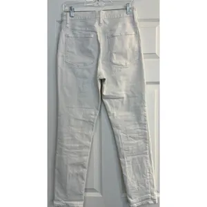 Madewell High-Rise‎ Slim Boy Jean Sz 26 White (Actual 28x28) Festival Western thumbnail 2