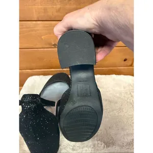Mix No. 6 Charlotte pumps block heel Black/Silver glitter Sz 6 NWOT thumbnail 4