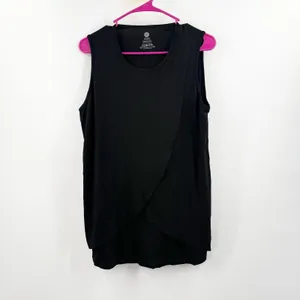 Kindred Bravely Nursing Tank Top SZ Large NEW Black Maternity Breastfeed Layer thumbnail 3
