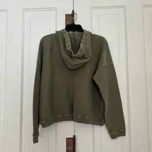Aerie New Love Cropped Fit Corded Hoodie • Size L thumbnail 7