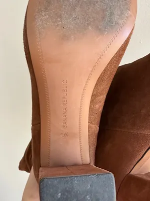 Banana Republic Midshaft Slouch Suede Boots, Nutmeg, Size 9.5 thumbnail 14