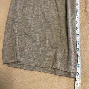 Chaser High Paper Bag Waist Palazzo Stretch Pants w/Tie Pull-On Size Medium Gray thumbnail 8