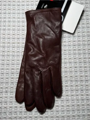 Ladies Genuine Leather Thinsulate 40 Gram Insulated Gloves Brown Size Small New thumbnail 3