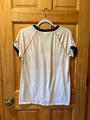 Baltimore Orioles "This Is Birdland" Ringer Tee by Victorias Secret PINK size L thumbnail 2