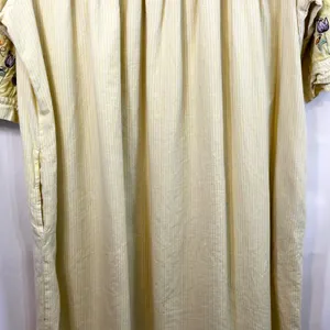 VTG Quacker Factory XL Nightgown‎ Yellow Embroidered Butterfly Cottagecore 411 thumbnail 15