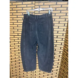 Miou Muse Black Barrel Jeans Size‎ Medium thumbnail 2