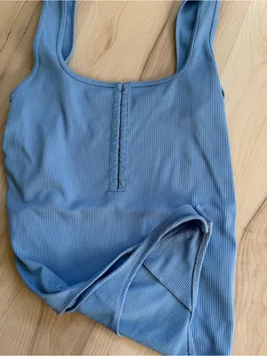 Blue Abercrombie and Fitch Bodysuit size L thumbnail 2