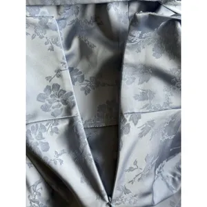 Park & Fifth NWT Dalton Dress XL Light Blue Floral Jacquard Tie Strap Midi thumbnail 10