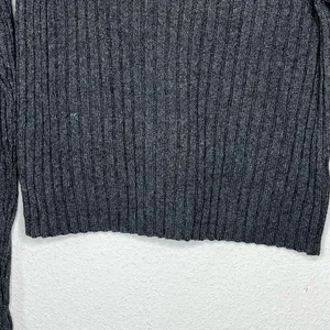 Ribbed Gray Sweater‎ Gray thumbnail 3