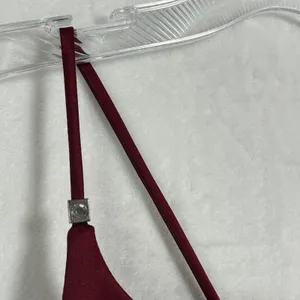 Alfred Angelo Burgundy Satin Open‎ Back Bow Maxi Dress Gown Prom Juniors 5/6 thumbnail 4