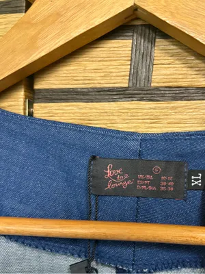 MNG Love To Lounge Denim blouse size xl thumbnail 7