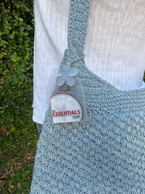 Faded Glory ✨Cutest baby blue crochet bag thumbnail 5