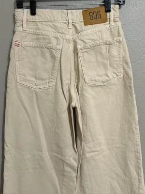 Urban Outfitters BDG Neutral Cotton High Rise Wide Leg Pants Women’s Size 27 thumbnail 5