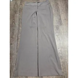 Express Beige/Gray Pants Suit Editor Trousers + Matchin Blazer Jacket Set XS/S thumbnail 2